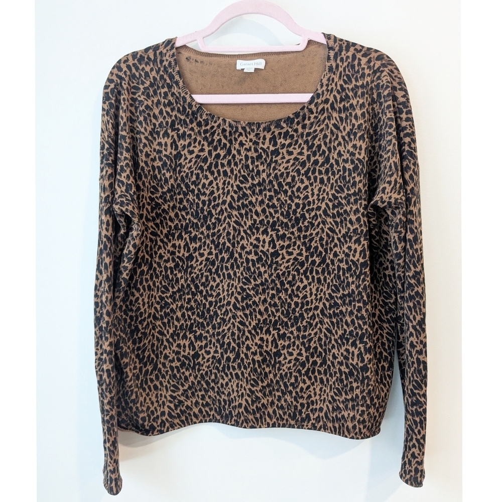 NEW Garnet Hill Silk And Cotton Oversized Sweater - Picture 4 of 8